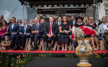 Izjemen obisk zaznamoval 50. Dneve narodnih noš in oblačilne dediščine v Kamniku (Blaž T. Muc)  (48)